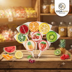 Glutensiz Candy Fox Polonya Lolipop Şeker