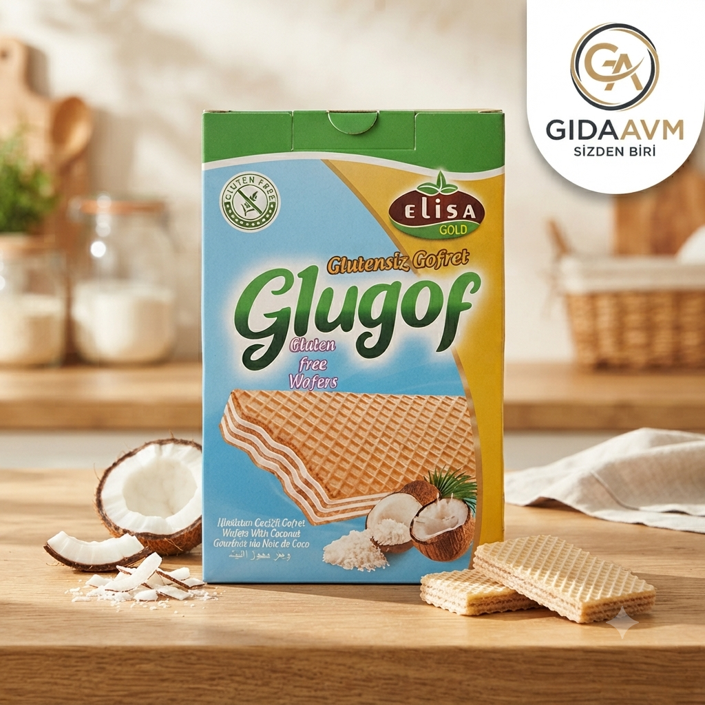 Elisa Gold Glutensiz Hindistan Cevizli Gofret 125 gr