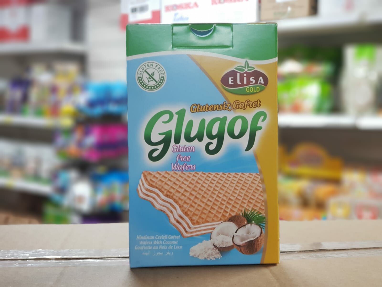 Elisa Gold Glutensiz Hindistan Cevizli Gofret 125 gr