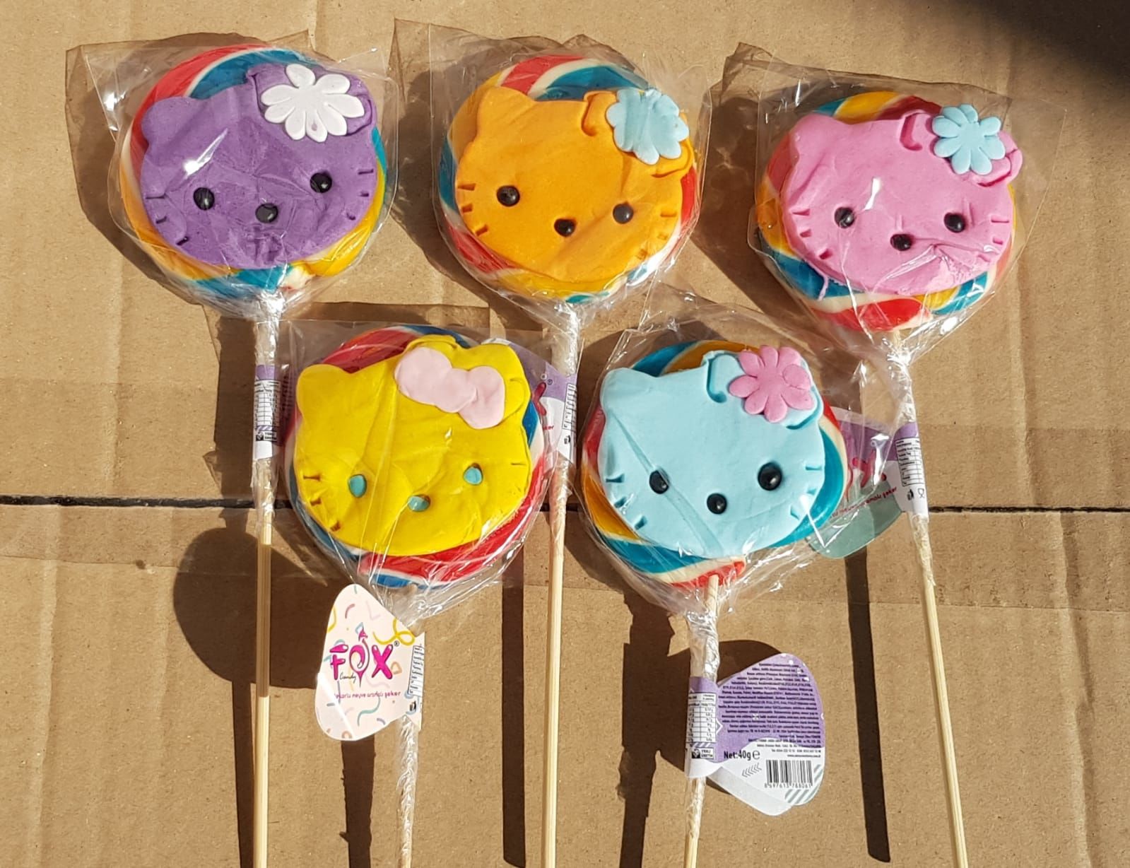 Glutensiz Candy Fox Ayıcık Figürlü Lolipop Şeker
