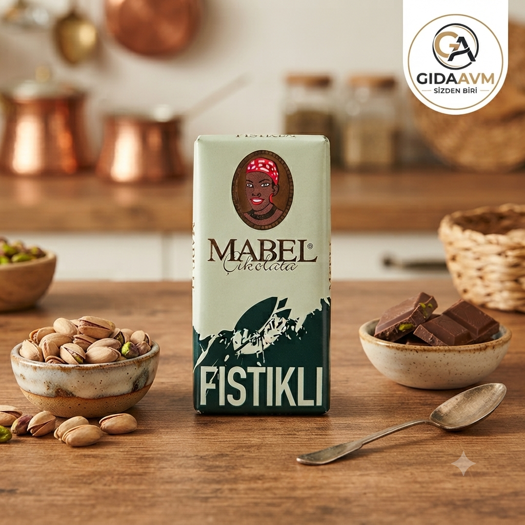 Mabel Glutensiz Antep Fıstıklı Çikolata 13.50 gr