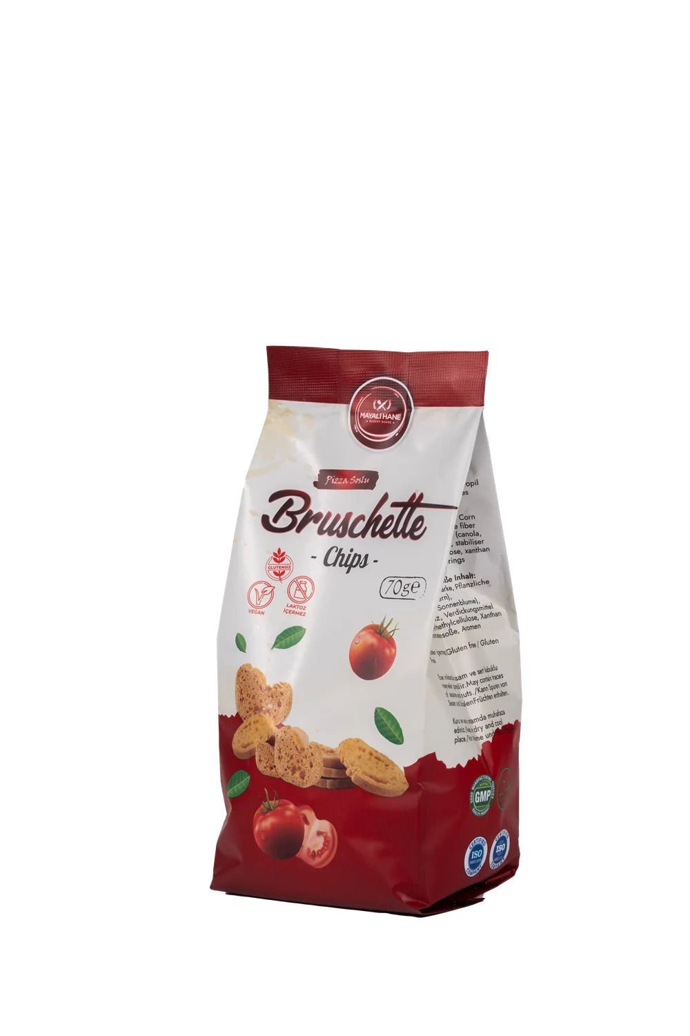 Mayalı Hane Glutensiz Pizza Soslu Brucshetta Chips 70 gr