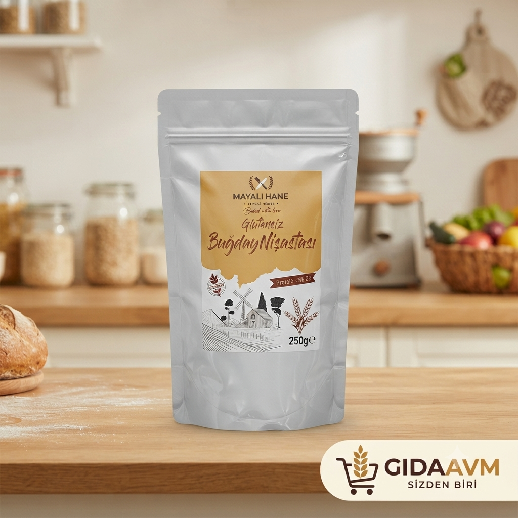 Mayalı hane Glutensiz Buğday Nişastası 250 gr