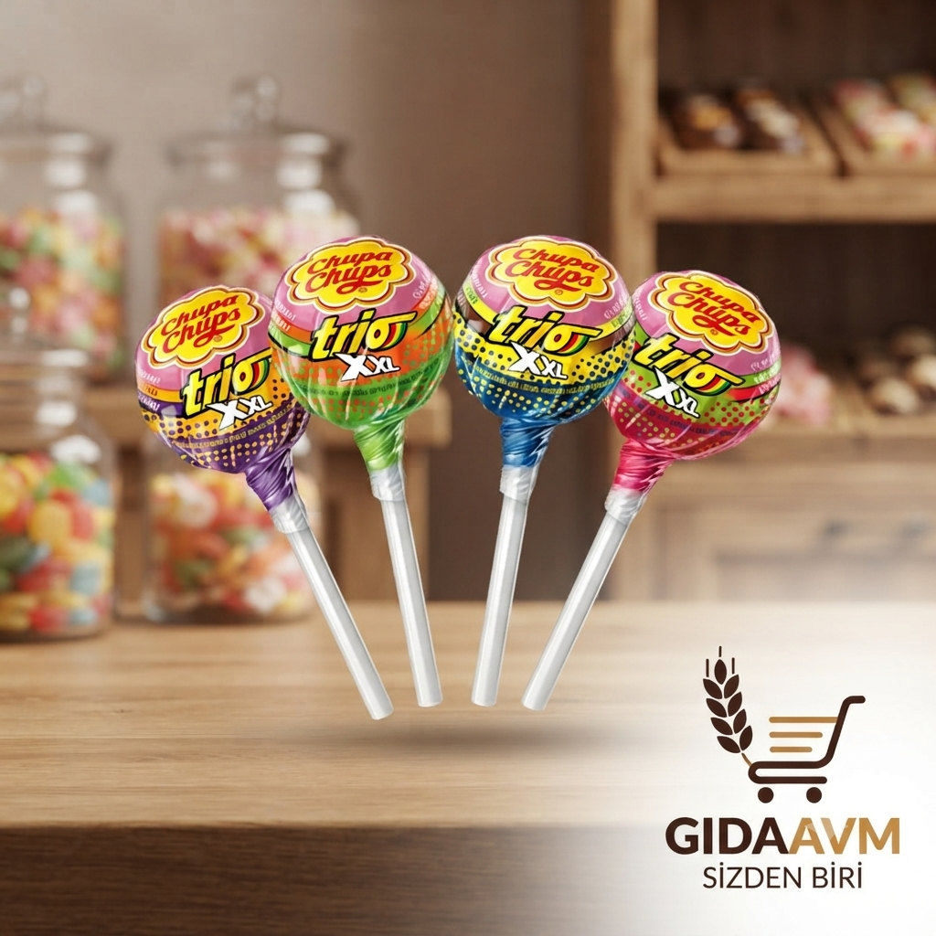 Chupa Chups XXL Üçlü Lolipop 29 Gr
