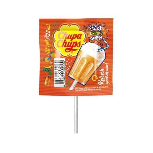 Chupa Chups Fizzy Portakal Aromalı Lolipop 15 gr