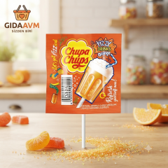 Chupa Chups Fizzy Portakal Aromalı Lolipop 15 gr