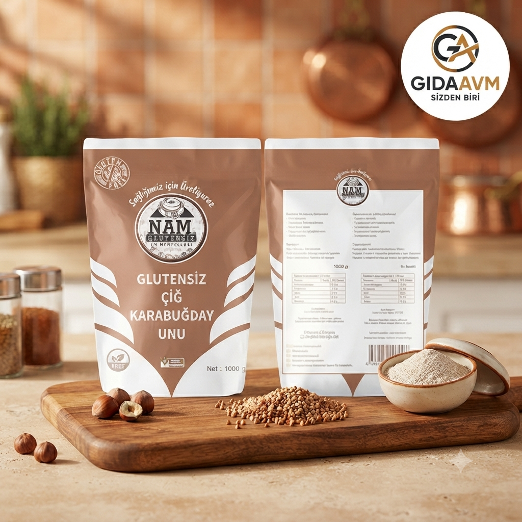 Nam Glutensiz Çiğ Karabuğday Unu 1 kg