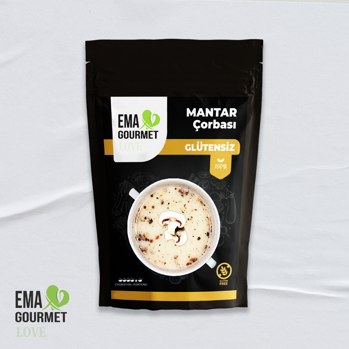 Ema Gourmet Love Glutensiz Mantar Çorbası 70 gr
