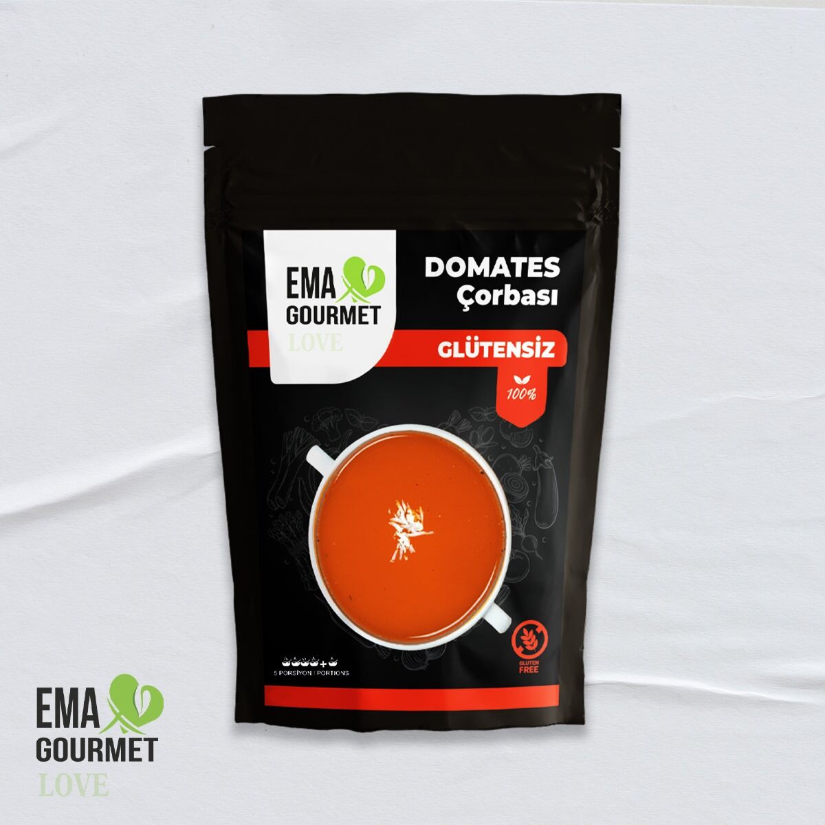 Ema Gourmet Love Glutensiz Domates Çorbası 70 gr