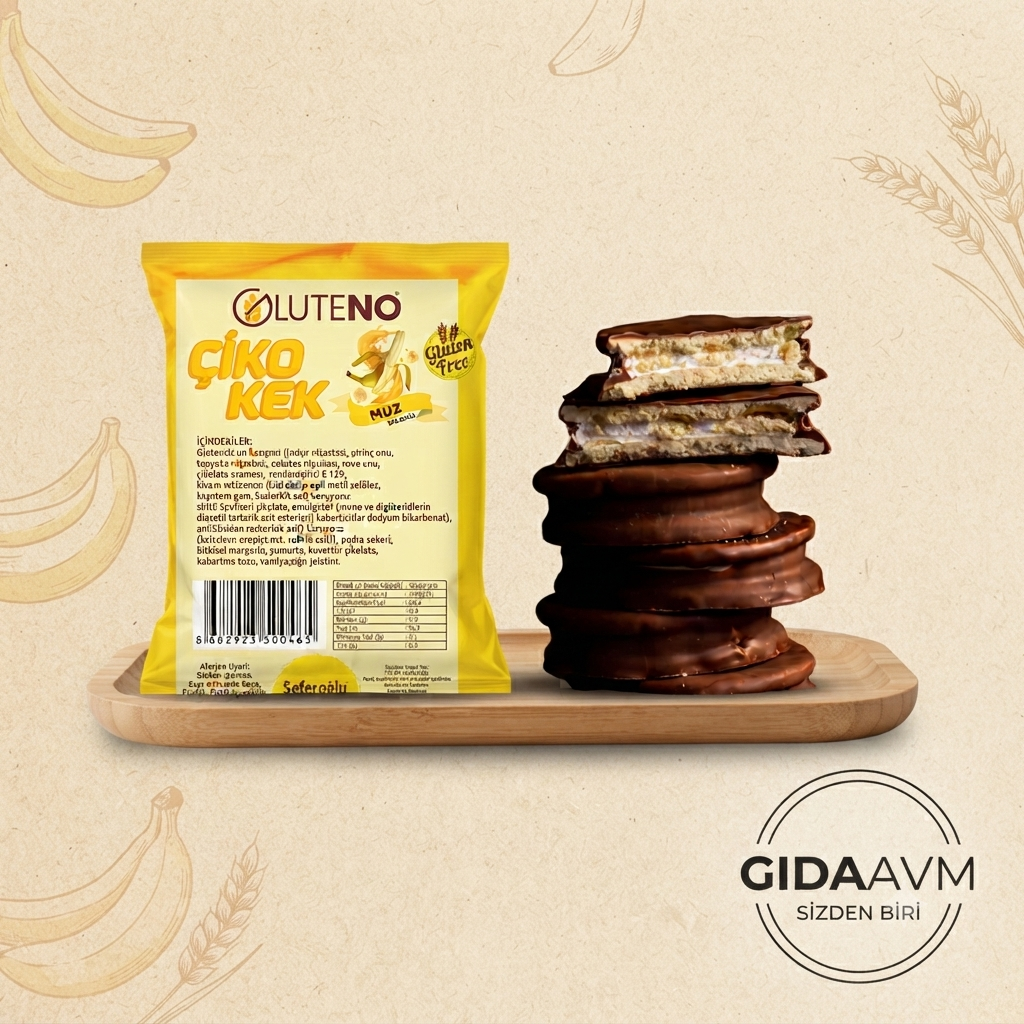 Glutensiz Muz Dolgulu Halley 45 gr