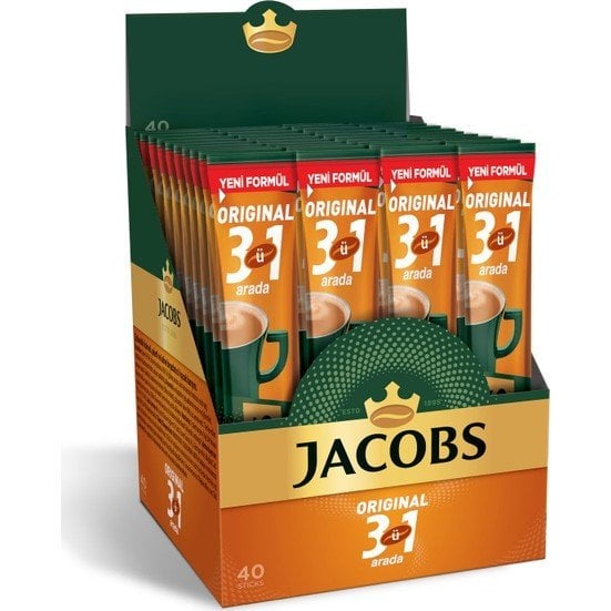 Jacobs Glutensiz 3ü1 arada 40 Adet*12 gr