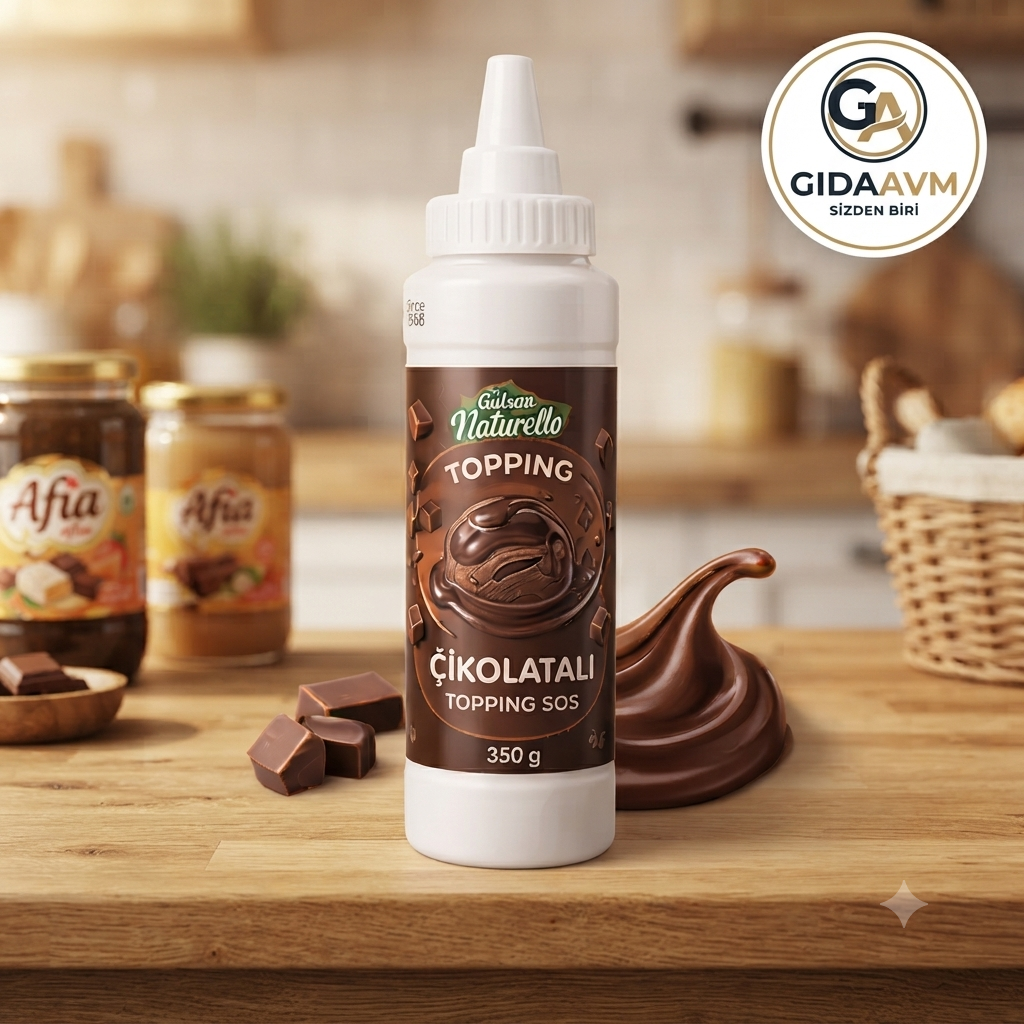 Naturello Toppıng Çikolatalı Sos 350 gr