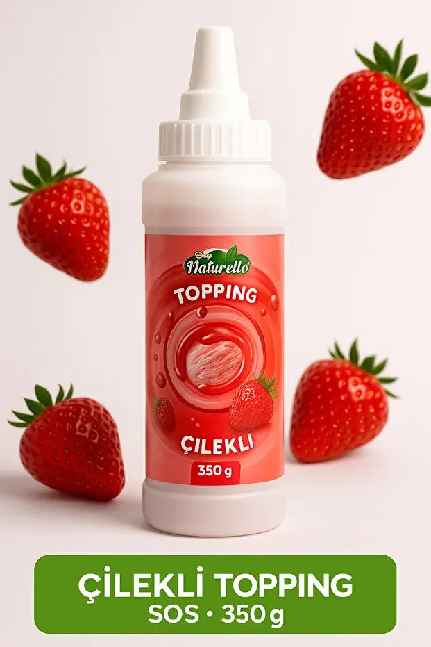 Naturello Toppıng Çilekli Sos 350 gr