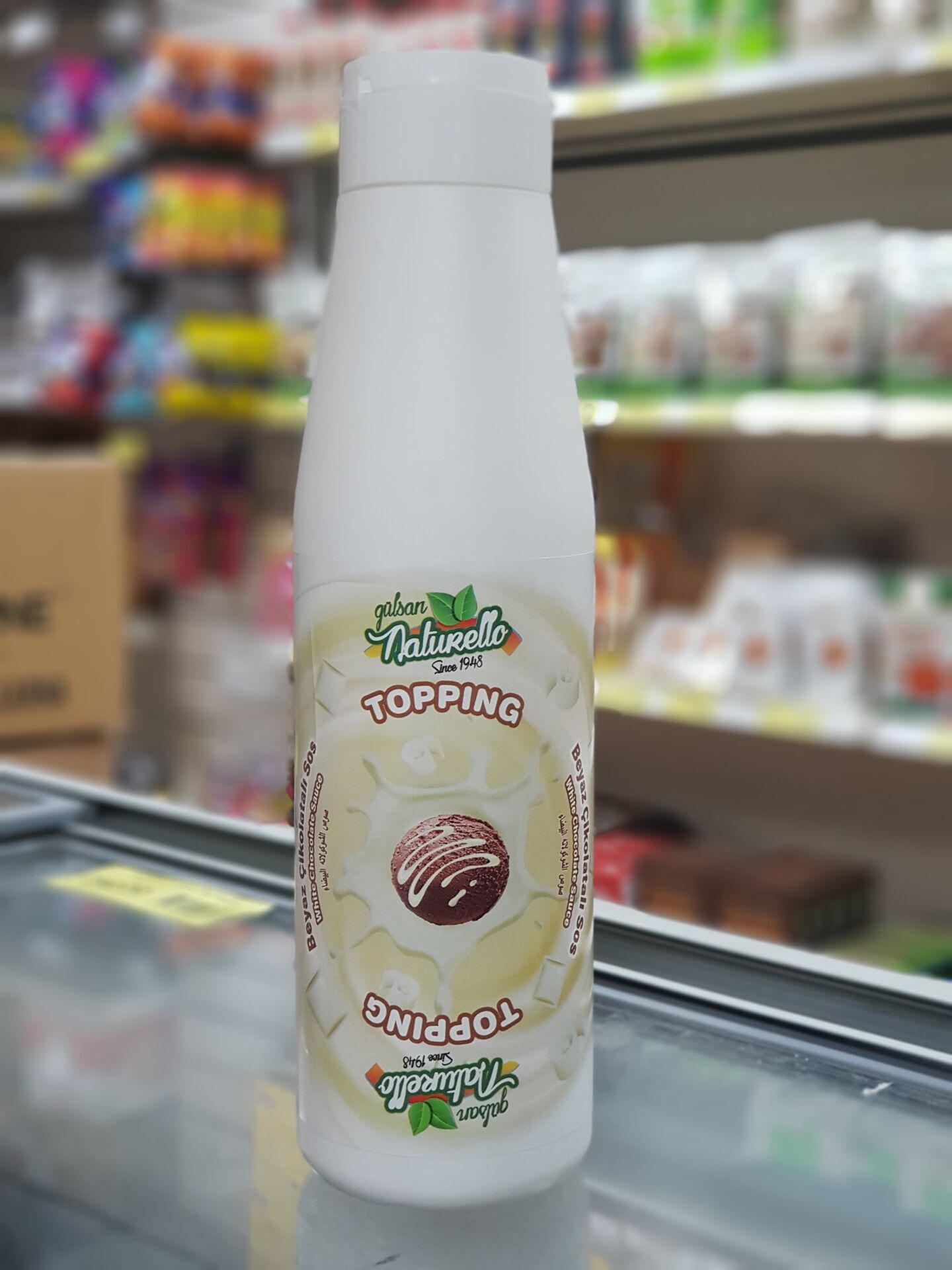 Naturello Toppıng Beyaz Çikolatalı Sos 1000 gr