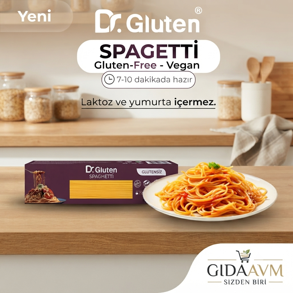 Dr.Gluten Spagetti Makarna 500 gr