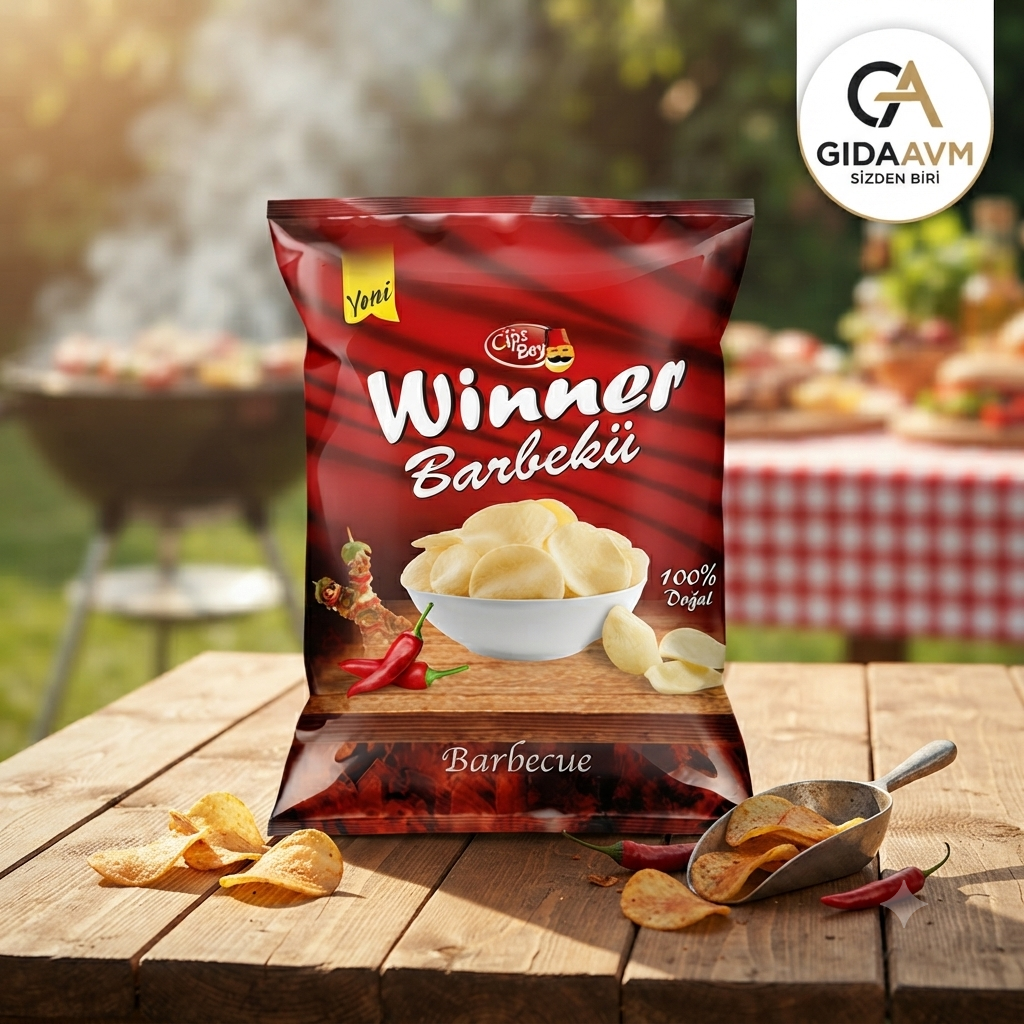 Winner Barbekü Aromalı Patetes Cipsi 32gr