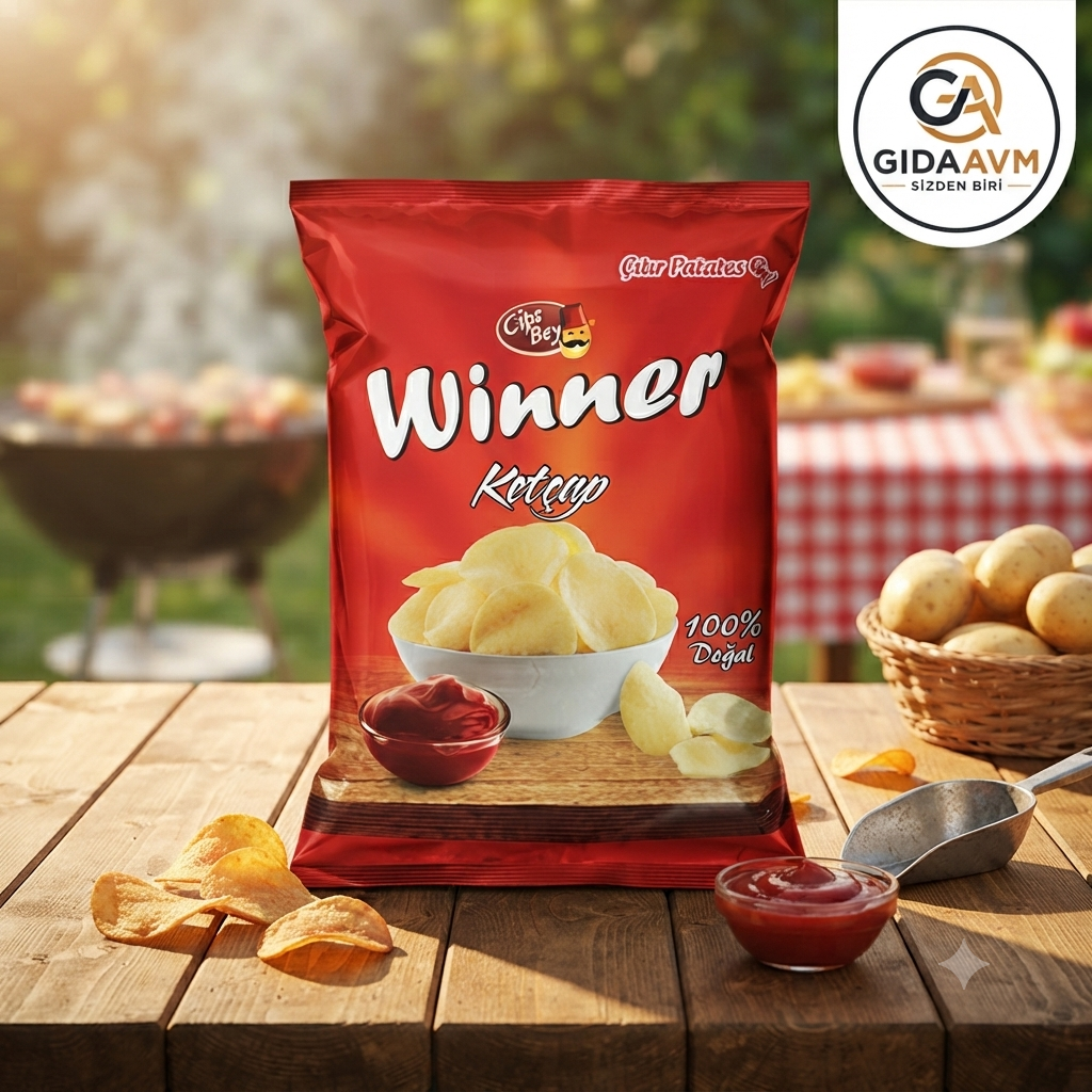 Winner Ketçap Aromalı Patetes Cipsi 32gr