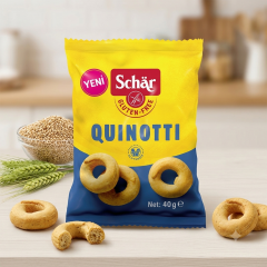 Schar Quinotti Glutensiz Kinoalı Halka Kraker 40 gr