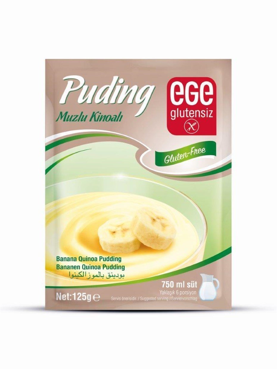 Ege Glutensiz Muzlu Kinoalı Puding 125 gr
