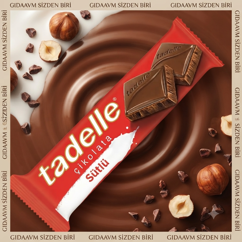 Tadelle Glutensiz Çikolata Sütlü 30 gr