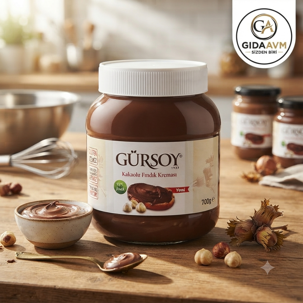 Gürsoy Glutensiz Kakaolu Fındık Kreması 700 gr