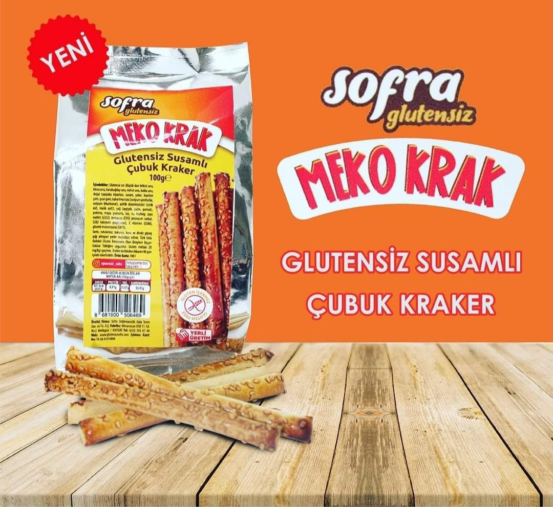 Glutensiz Susamlı Çubuk 100 gr