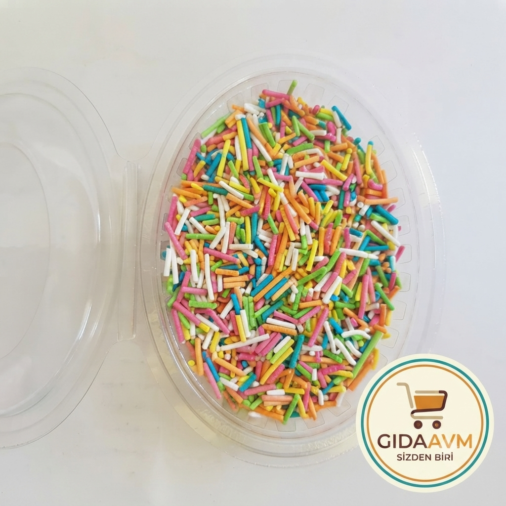 Glutensiz Renkli Çubuk Granül