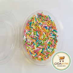 Glutensiz Renkli Çubuk Granül