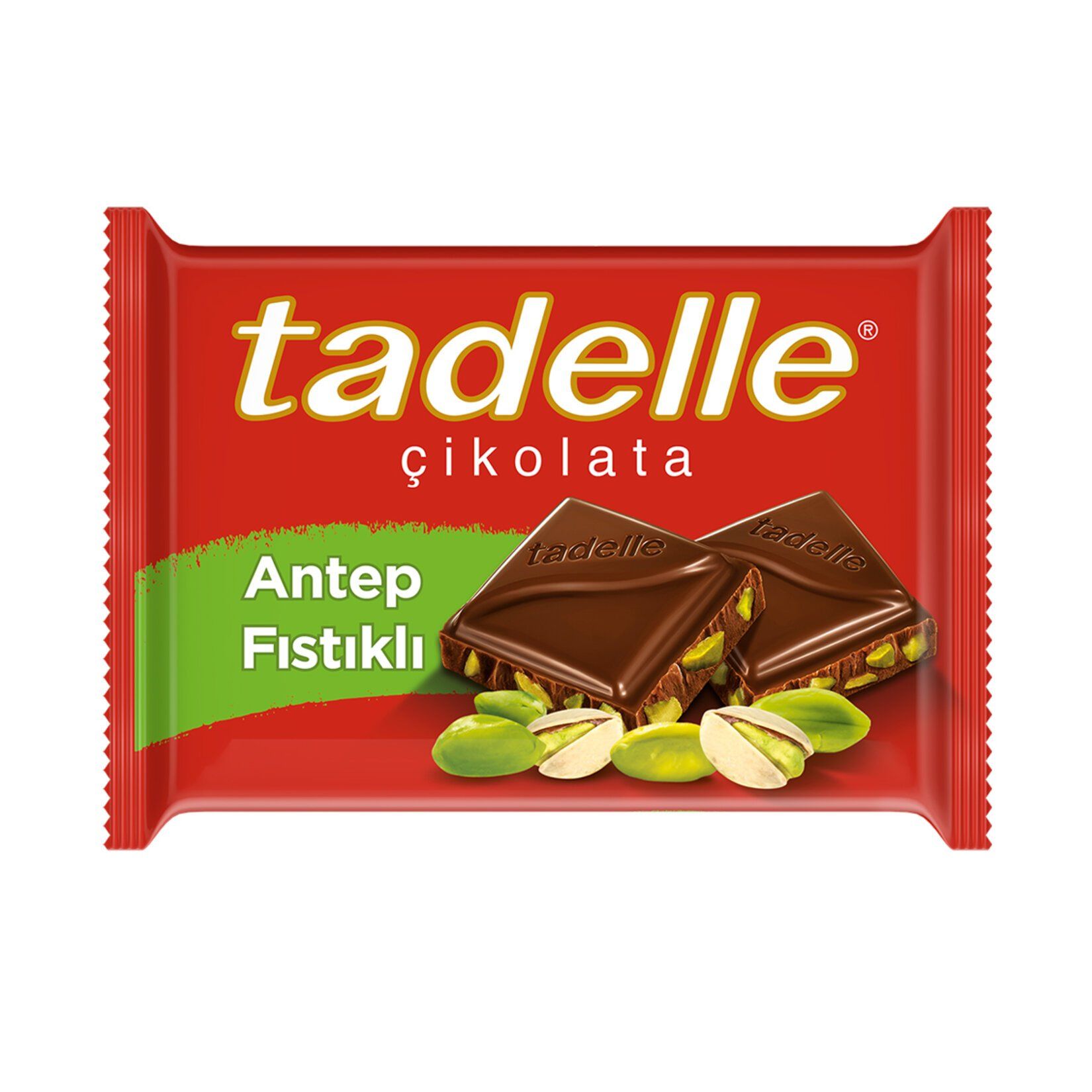 Tadelle Antep Fıstıklı Bol Sütlü Glutensiz Tablet Çikolata 60G