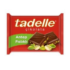 Tadelle Antep Fıstıklı Bol Sütlü Glutensiz Tablet Çikolata 60G