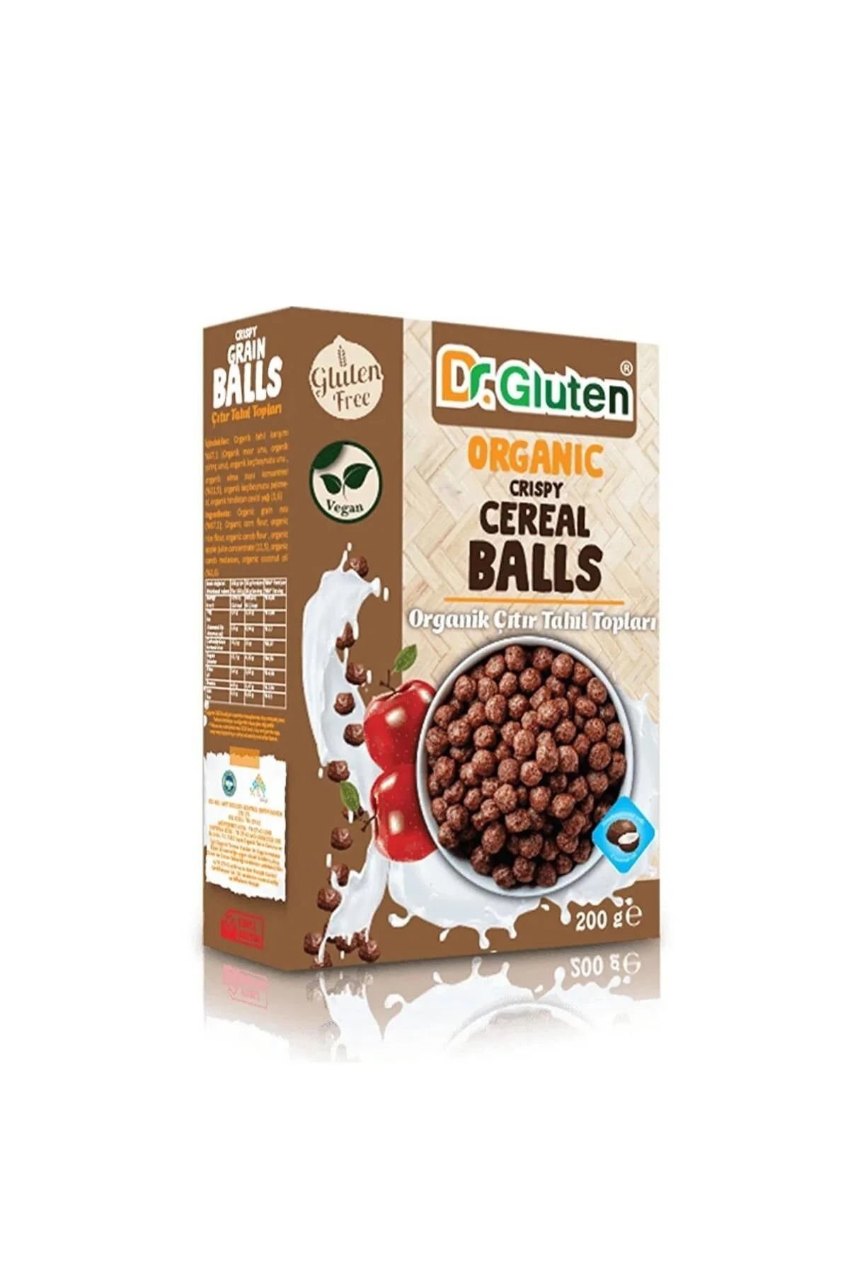 Dr.Gluten Glutensiz Organik Çıtır Tahıl Topları 200g