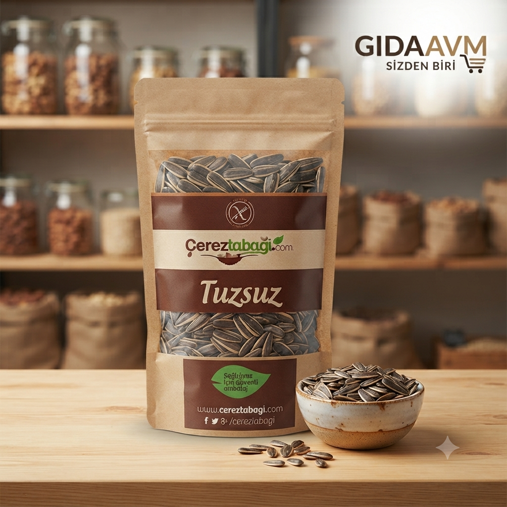 Glutensiz Kavrulmuş Siyah Çekirdek 250 gr