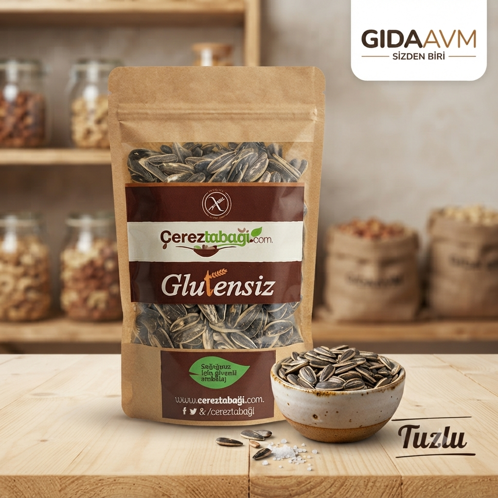 Glutensiz Tuzlu Kavrulmuş Siyah Çekirdek 250 gr