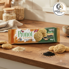 Pronot Glutensiz Mahlepli Çörekotlu ve Susamlı Kurabiye 80 gr