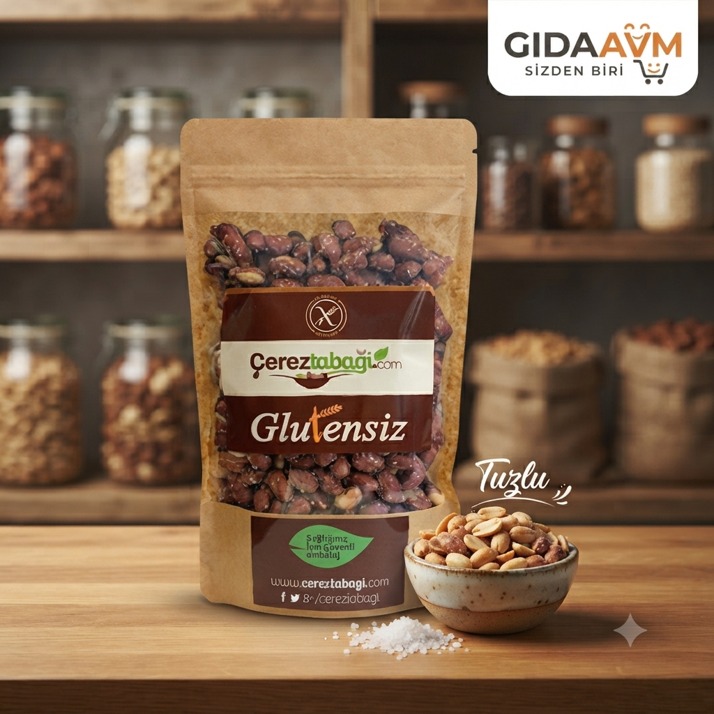 Glutensiz Tuzlu Kavrulmuş Fıstık 250 gr