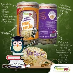 Glutensiz Kinoa ve Karabuğdaylı Pirinç Patlağı 100 gr