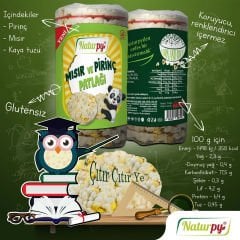 Glutensiz Pirinç ve Mısır Patlağı 100 gr