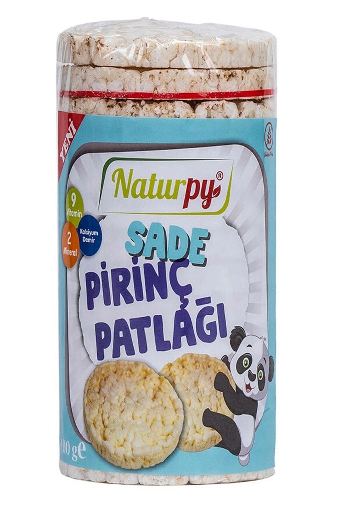 Glutensiz Sade Pirinç Patlağı 100 gr