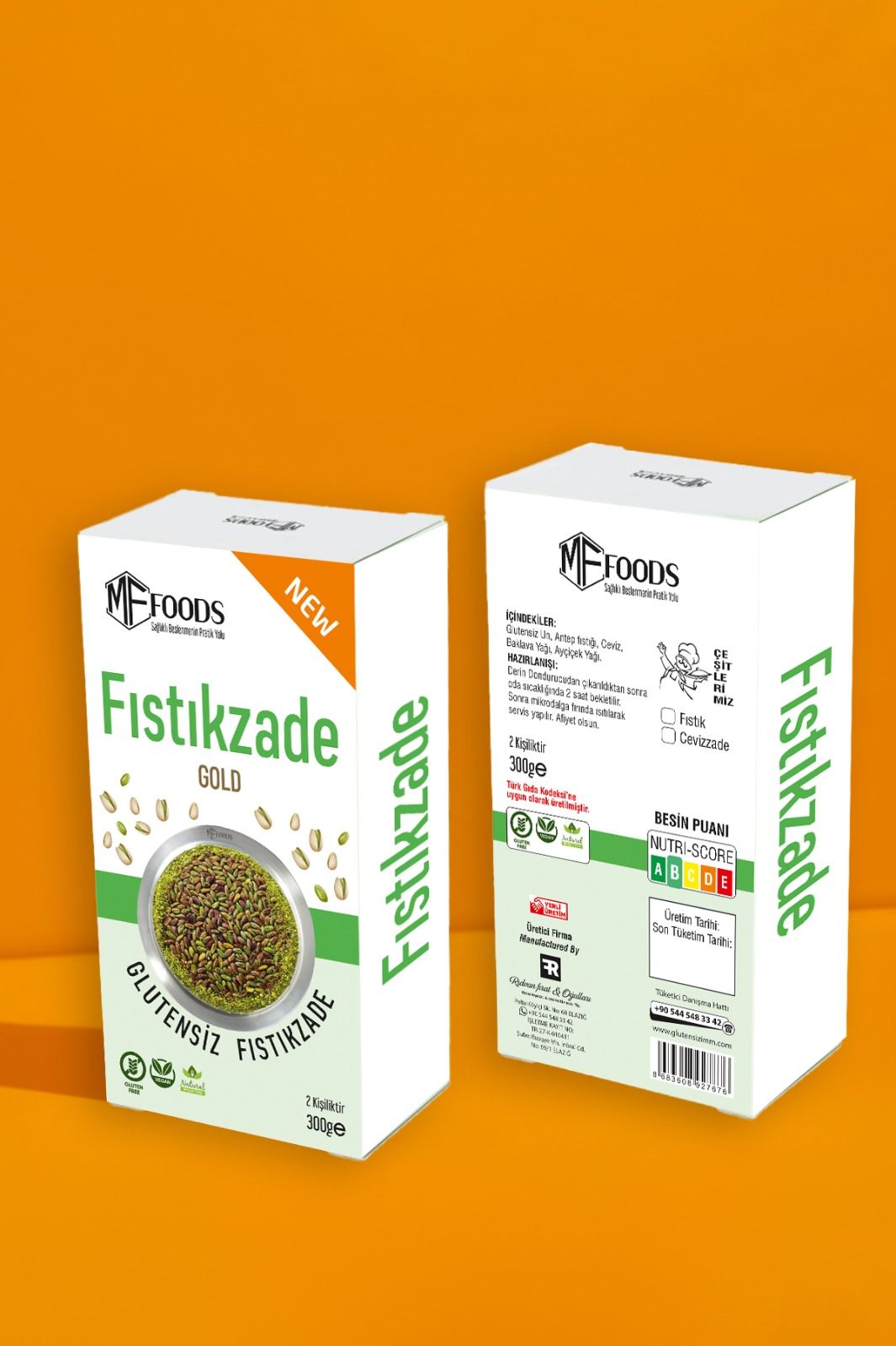 Glutensiz Fıstıkzade Burma Kadayıf  300 gr