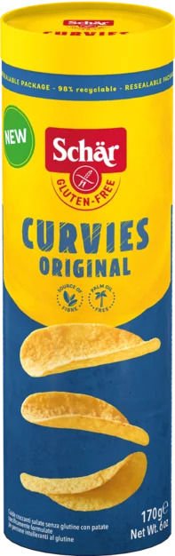 Schar Curvies Original Patates Cips 170 gr