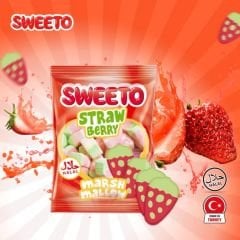 Marshmallow Straw Berry 25 gr