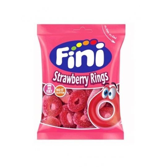 Strawberry Rings Jelibon 90gr