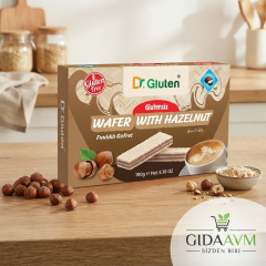 DR.Gluten Glutensiz Fındıklı Gofret 100 Gr