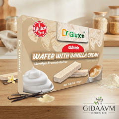 DR.Gluten Glutensiz Vanilyalı Gofret 100 g
