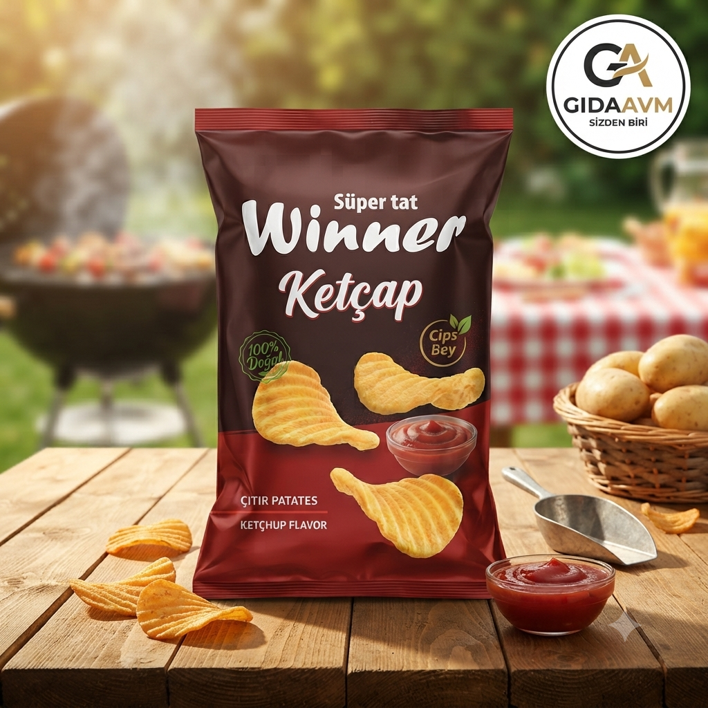 Winner Ketçap Aromalı Patetes Cipsi 50 gr