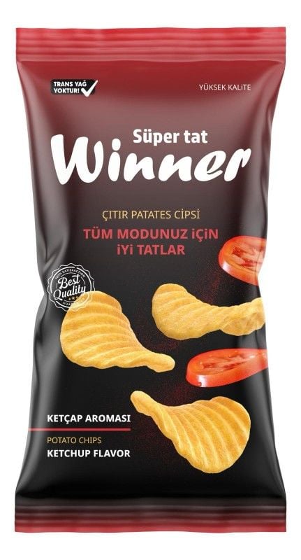 Winner Ketçap Aromalı Patetes Cipsi 50 gr