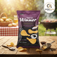 Winner Tuz ve Sirke Aromalı Patetes Cipsi 50 gr