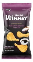 Winner Tuz ve Sirke Aromalı Patetes Cipsi 50 gr