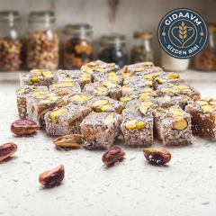 Antep Fıstıklı Hindistan Cevizli Duble Lokum 450 gr