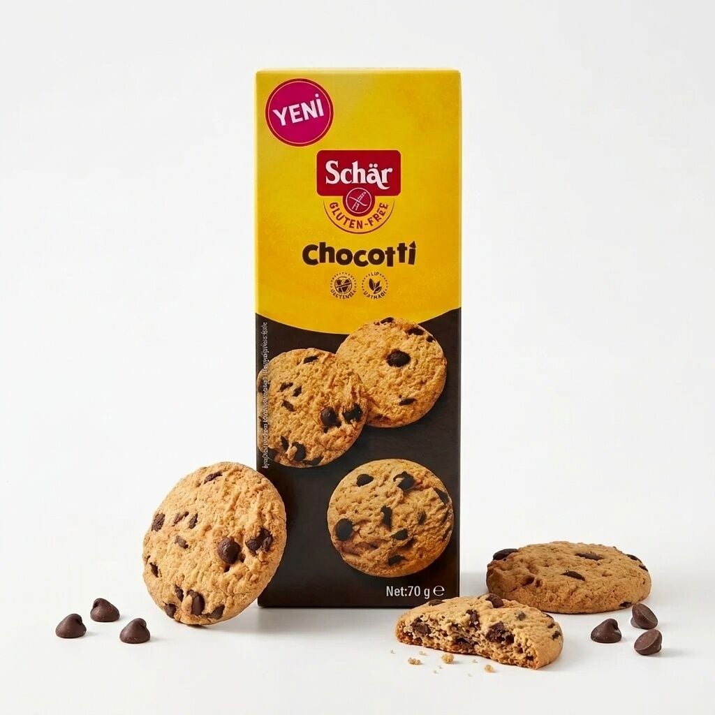 Schar Chocotti Damla Çikolatalı Kurabiye 70 gr